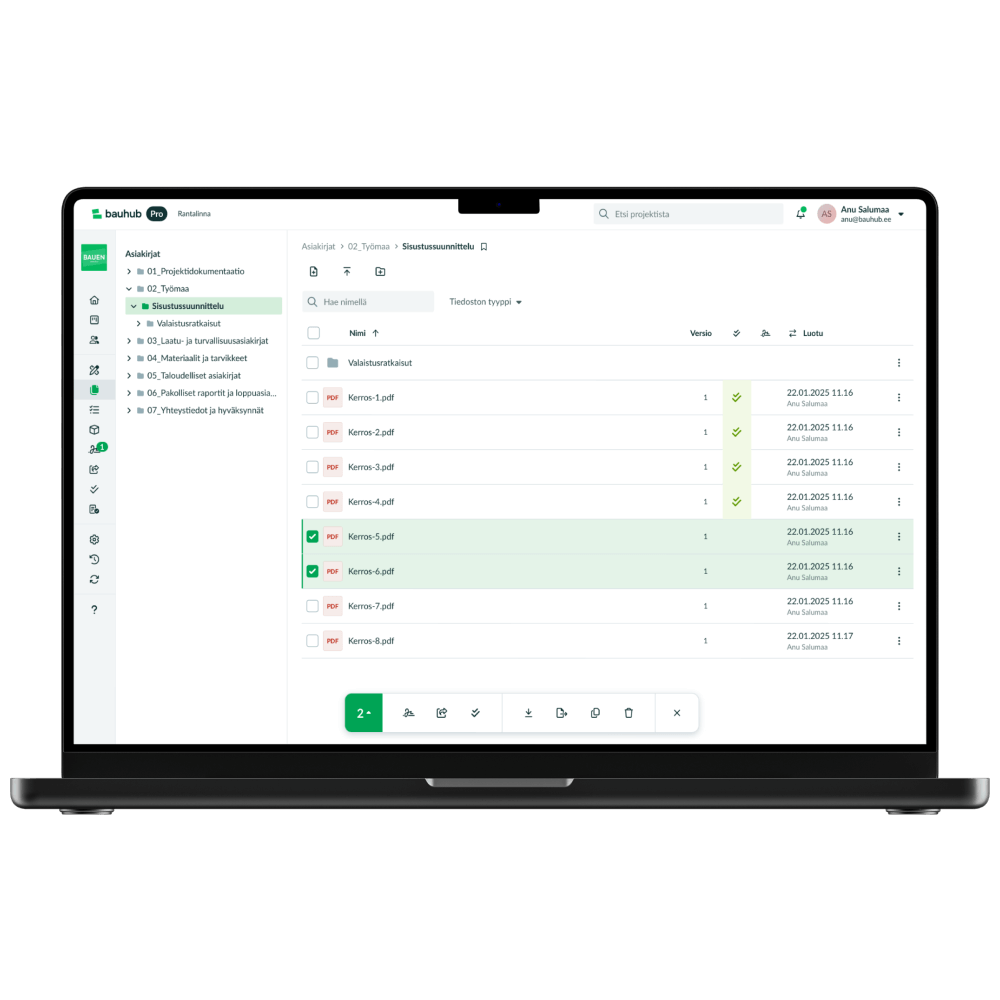 Admicom Bauhub desktop