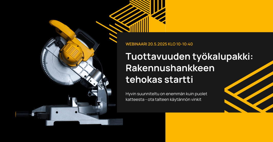 webinaari 20.5.2025 - Rakentamisen tuottavuuden työkalupakki   