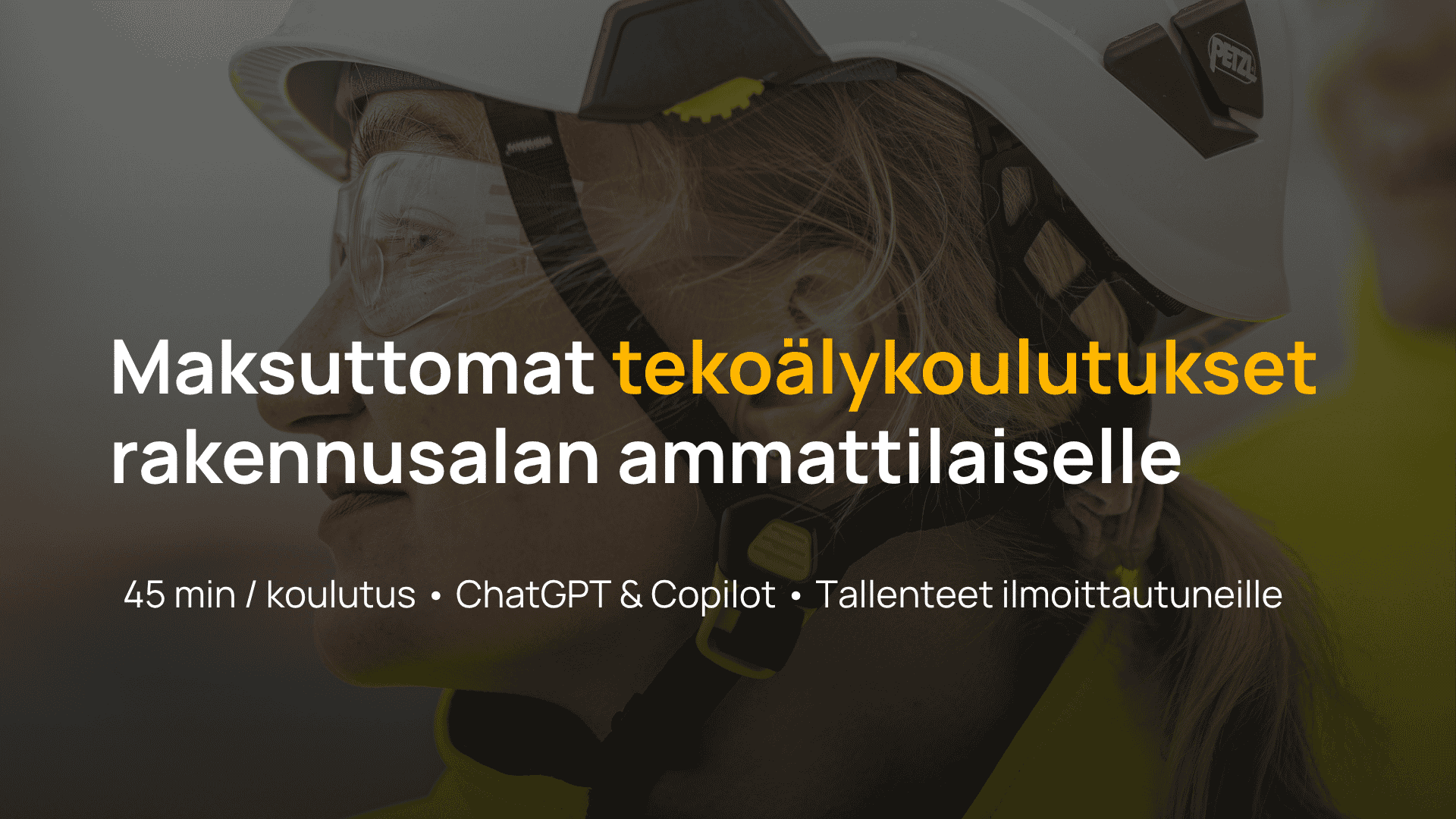Admicom järjestää maksuttomia tekoälykoulutuksia rakennusalan ammattilaisille